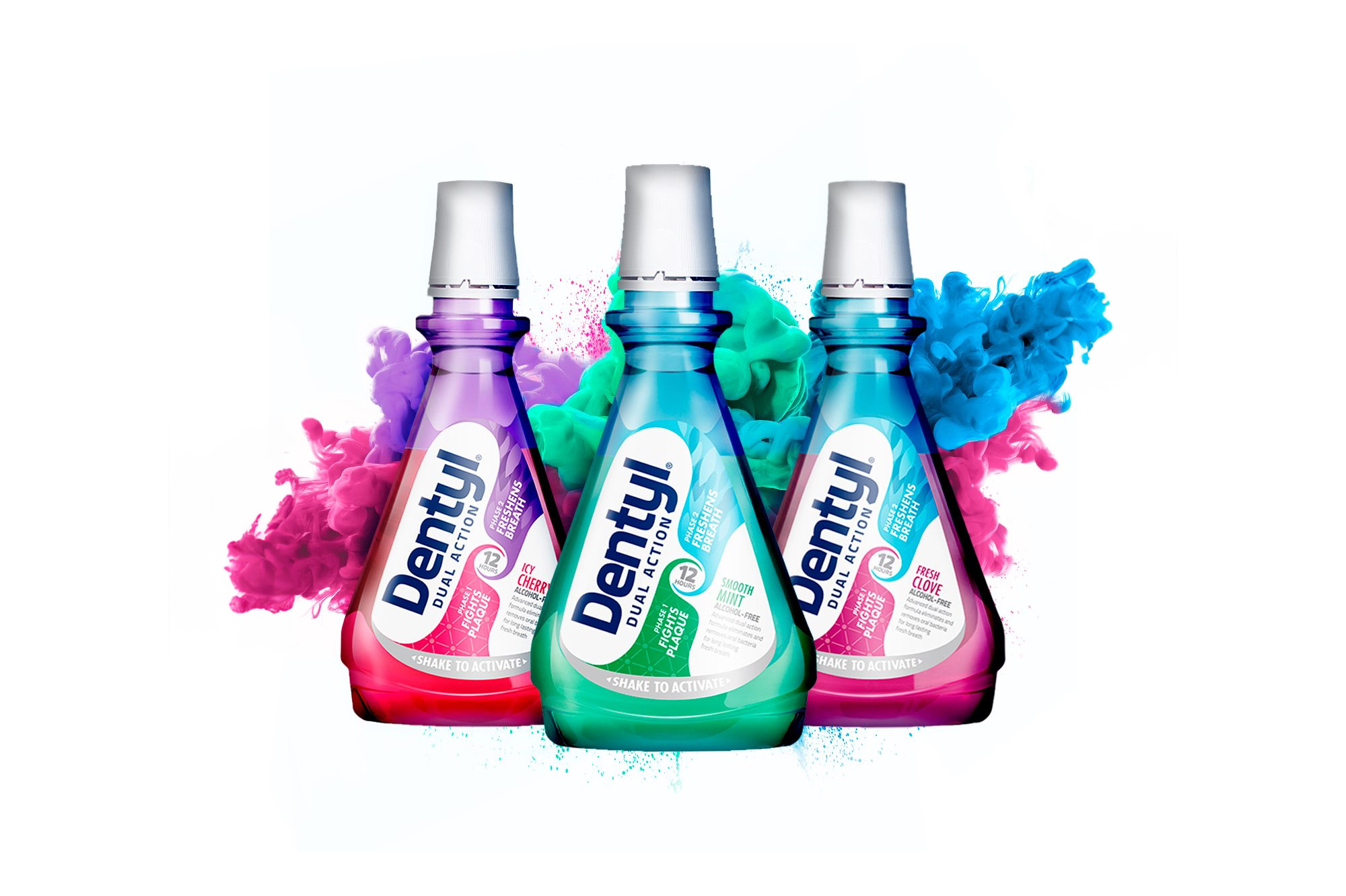 Dentyl bottles